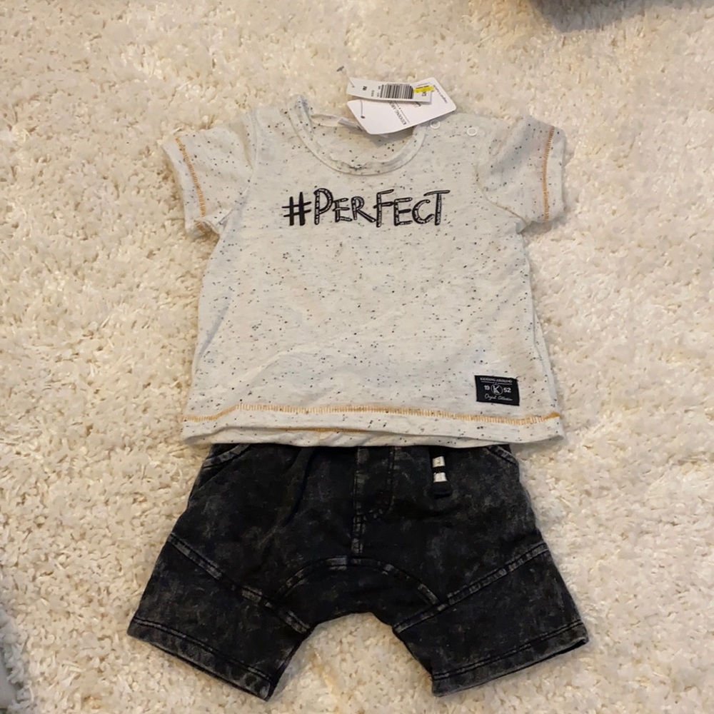 Baby boy short set